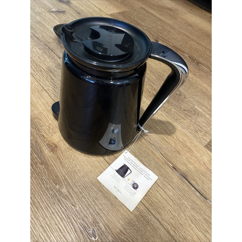 Keurig 2.0 Thermal Carafe 32oz Black & Silver Replacement Coffee Pot‎ 4 Cup NEW